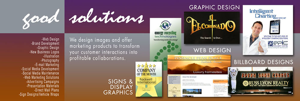 Phoenix graphic design, graphic designers Phoenix, logo designers, and Arizona web designers portfolio by Ranger Marketing, Arizona.